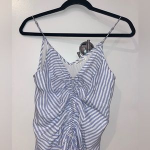 Blue stripped summer dress